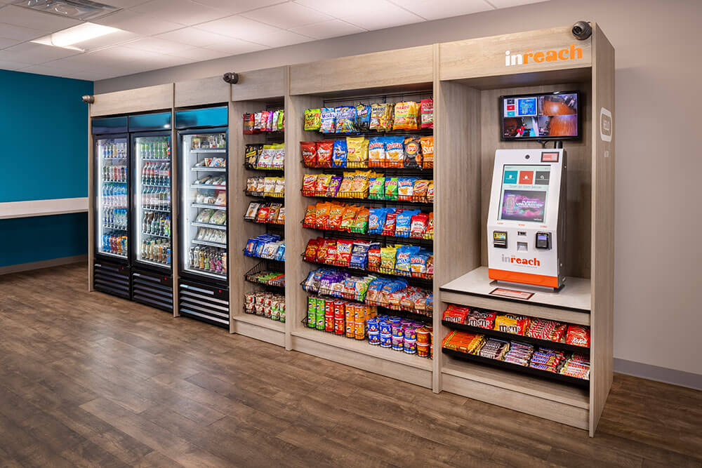 Micro market self-service retail area